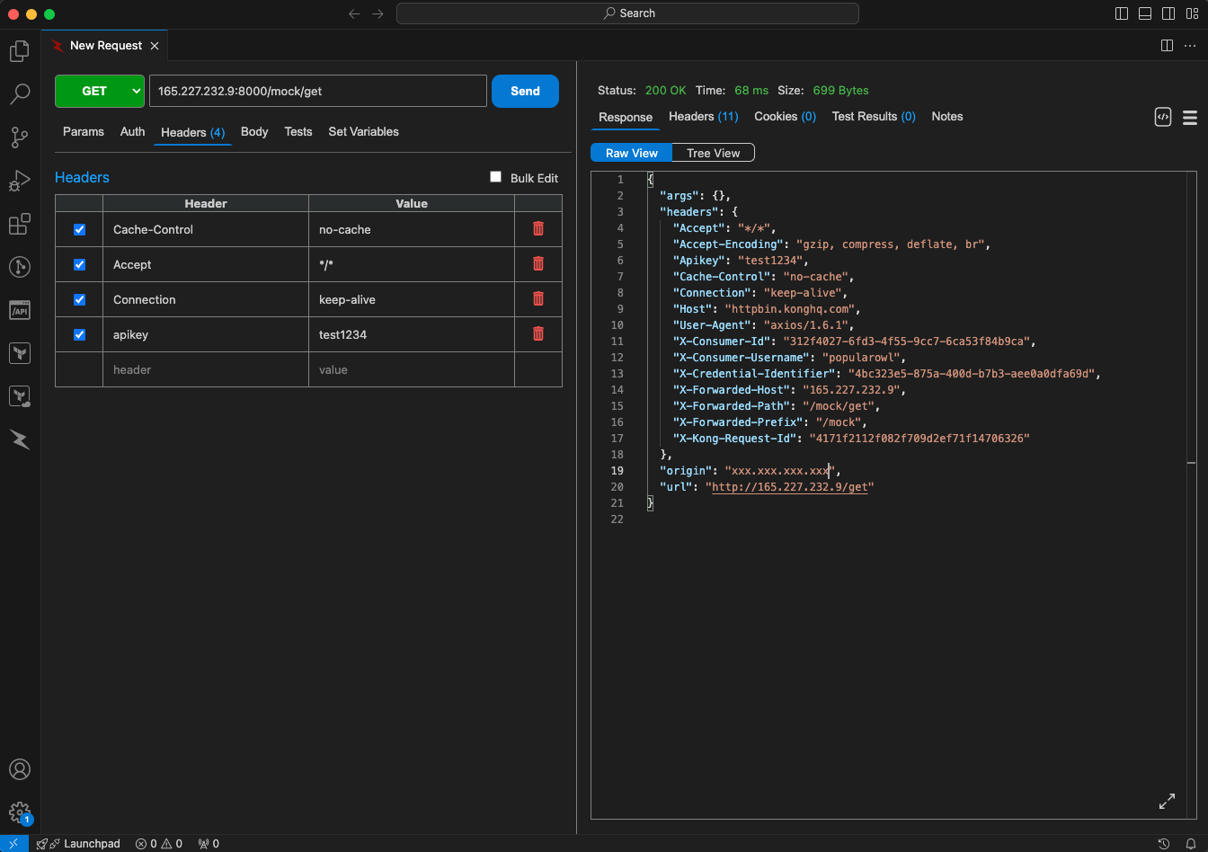 successful kong api gateway api key validation