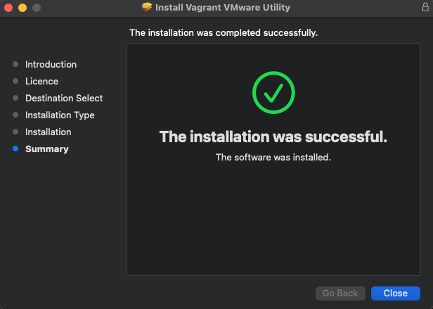 Vagrant VMware provider install